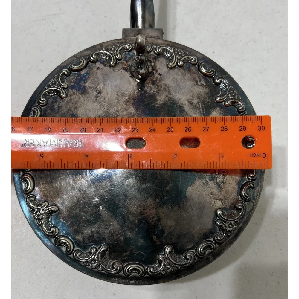 Alpacca Mexico‎ Silver Plate Silent Butler Ornate Original Alt Heidelberg
